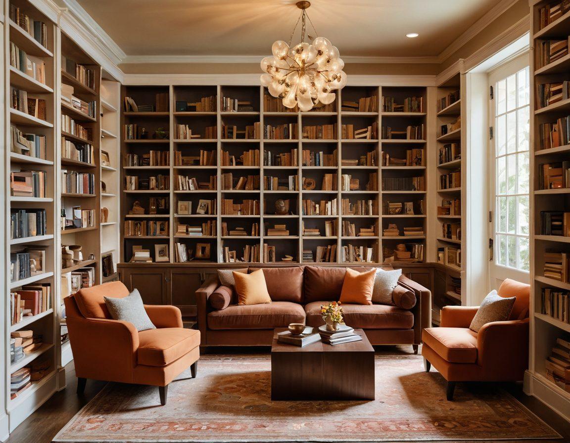 A serene and inviting space with soft lighting, featuring a diverse group of adults engaged in an open dialogue, surrounded by books on relationships and intimacy, infused with a warm color palette to evoke comfort and trust. Incorporate symbolic elements like open doors or intertwined hands representing connection and exploration. super-realistic. warm colors. cozy atmosphere.